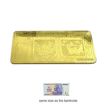 Load image into Gallery viewer, The world's largest denomination bank notes Zimbabwe souvenir slivers  100 trillion   1 pcs/lot
